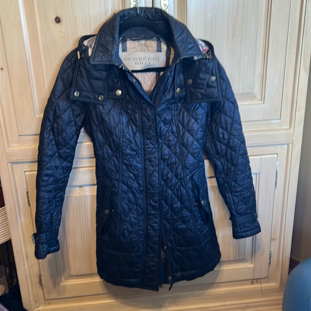 Authentic Burberry finsbridge belted jacket size medium